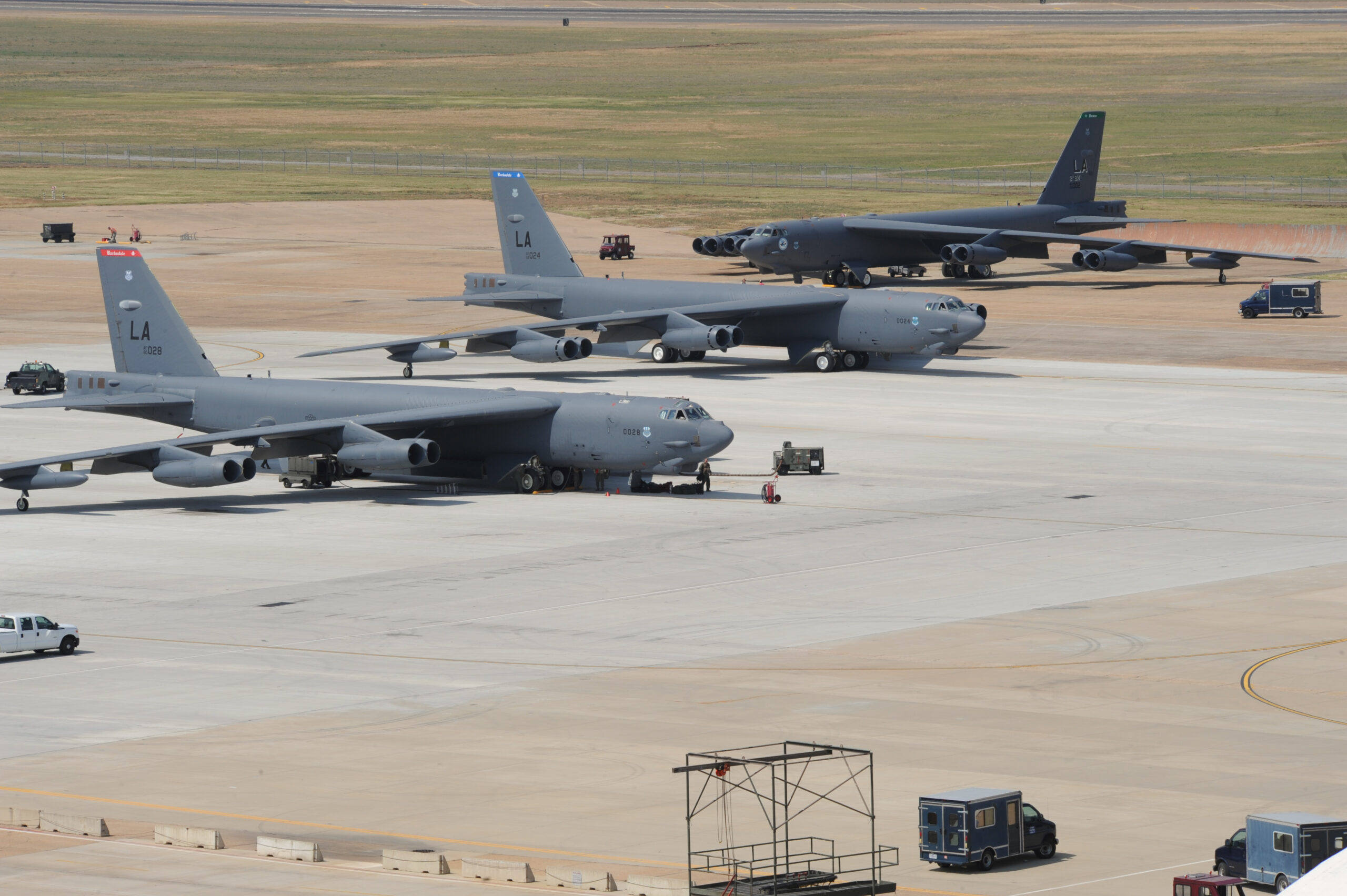 Barksdale participates in exercise