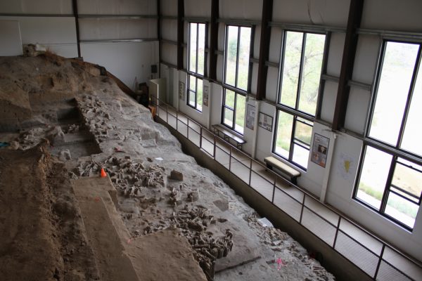 Interior of the South Bank Interpretive Center, 2015